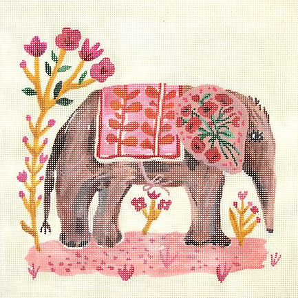 Carolyn Gavin – Elephant with Pink Blanket