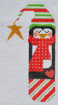 Heart Penguin Candy Cane