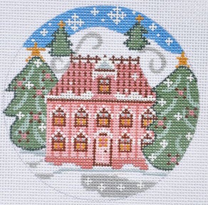Pink House Ornament