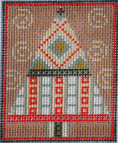 Christmas Tree with White Swirls (13m)