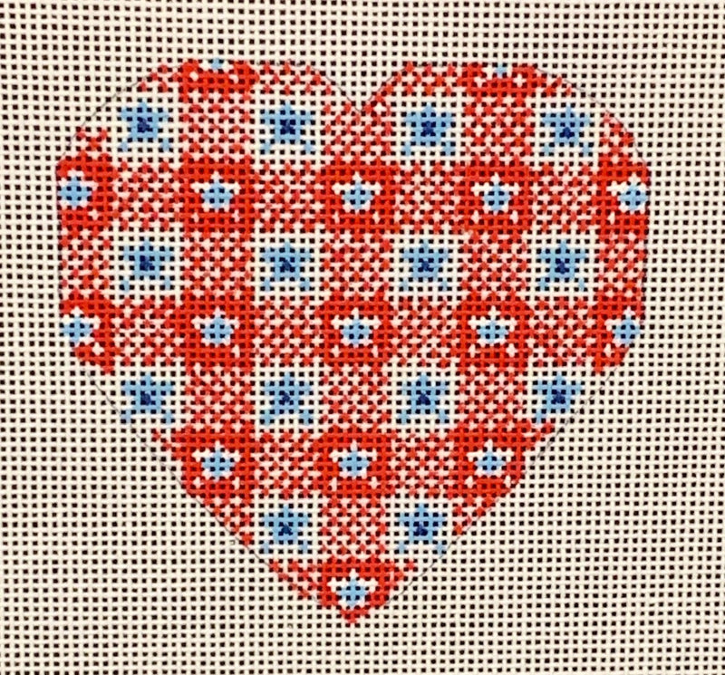 Red and Blue Heart