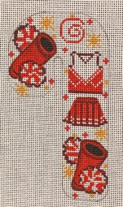 Cheerleader Candy Cane