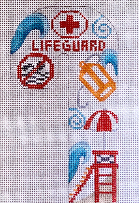 Lifeguard Candy Cane