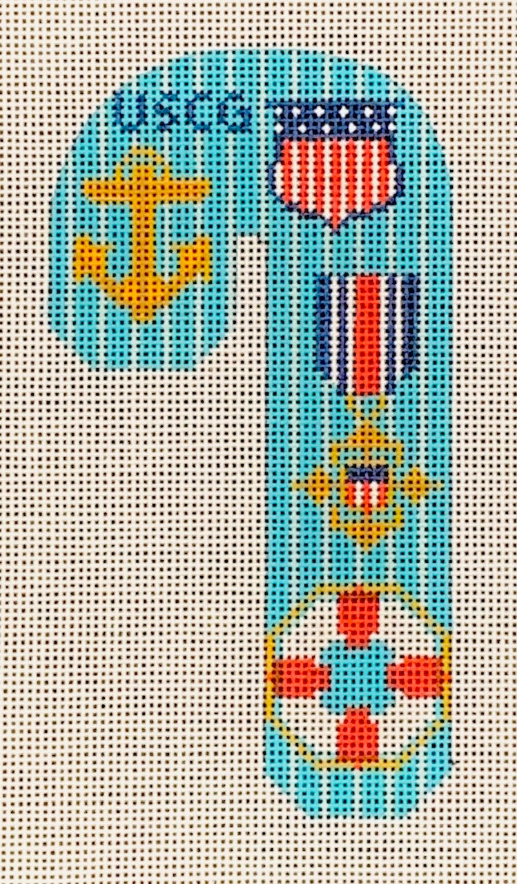 US Coast Guard Candy Cane