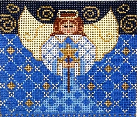 Angel in Blue Roll Up Small