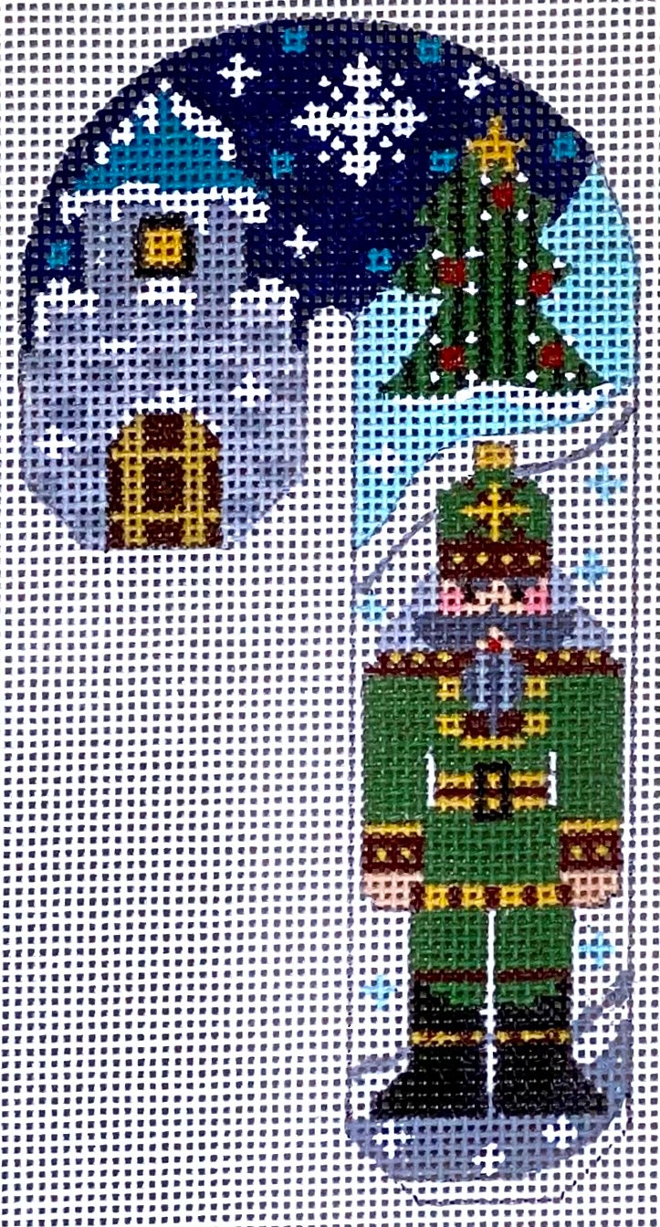 Green Nutcracker Candy Cane