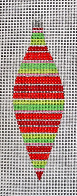 Colors of Christmas "Traditional" Teardrop Orn.