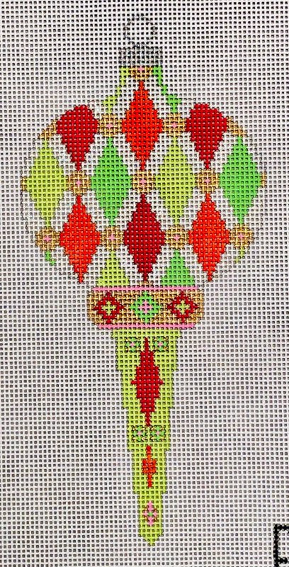 Colors of Christmas "Traditional" Finial Orn.