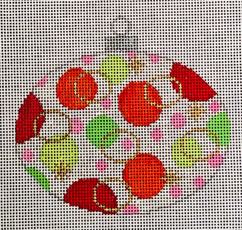 Colors of Christmas "Traditional" Oval Orn.