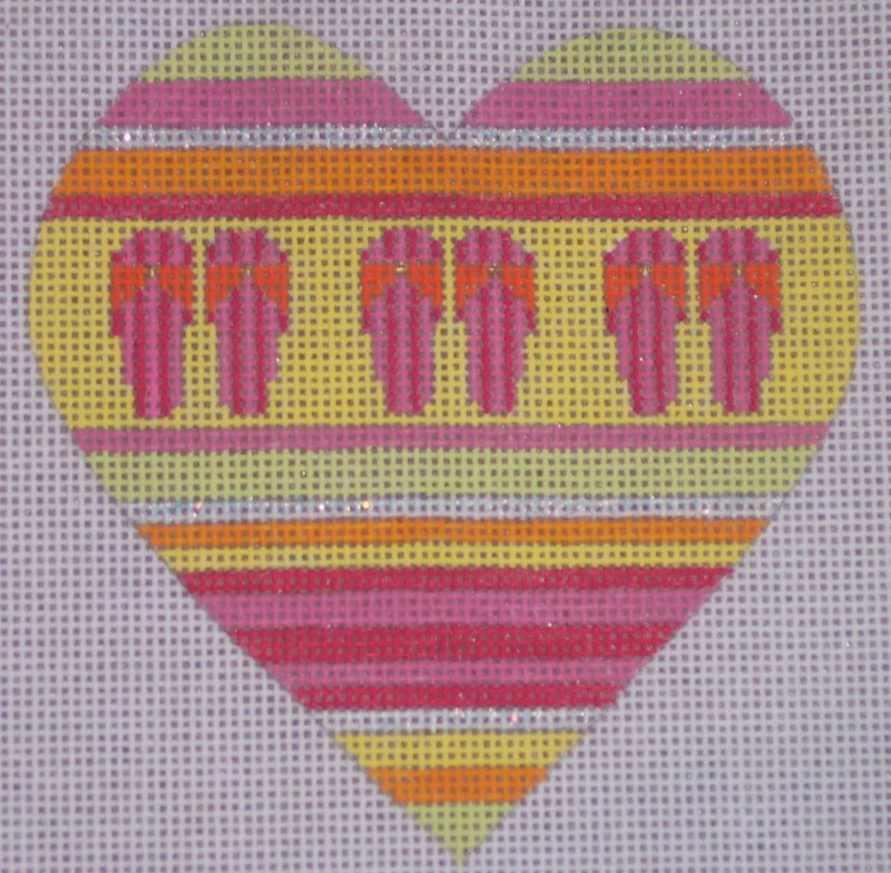 Tickled Pink - Flip Flop Heart