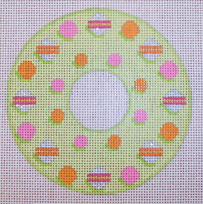 Tickled Pink - Dotted Wreath