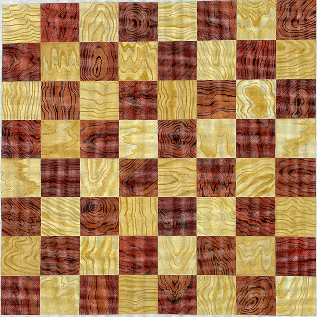 Chess/Checkers Board – Rosewood and Golden Maple