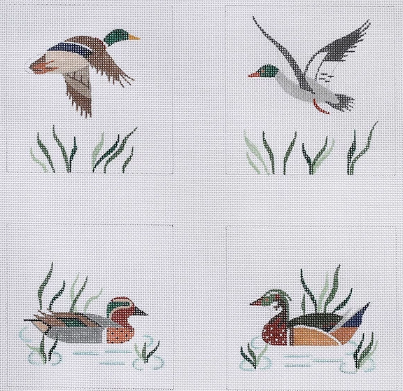 Set of 4 Coasters – Wild Ducks