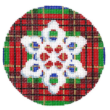 Snowflake on McMillan Plaid