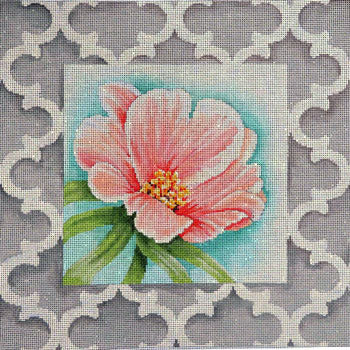 Peach Floral #  w/Border