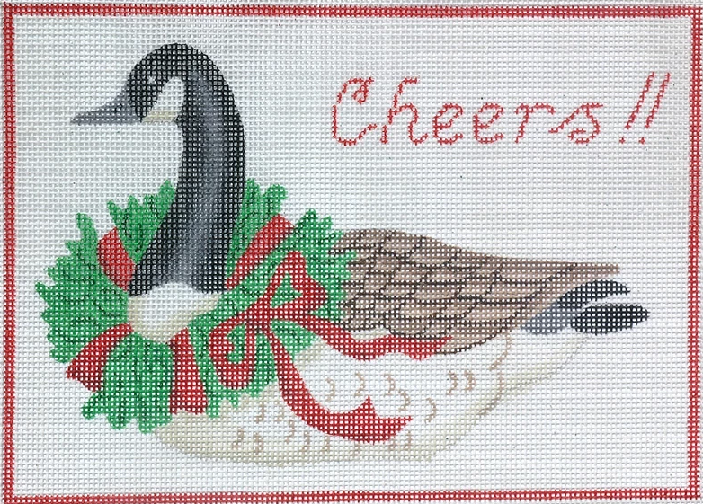 “Cheers!” Christmas Canada Goose