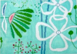 Birds of a Feather Snow Flowers Canvas