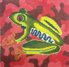 Birds of a Feather Tree Frog Canvas