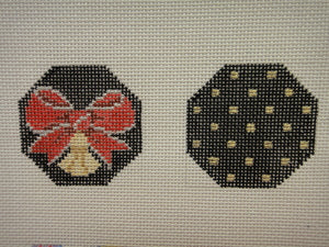 Bow on Black Scissor Fob