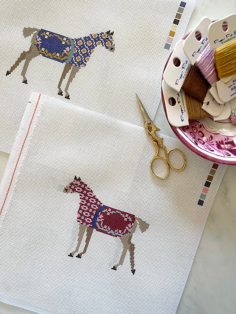 Horse Collection - Burgundy