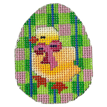 Chick/Plaid Mini Egg
