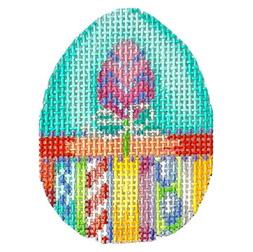 Pink Egg/Hoppy Stripes Mini Egg