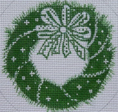 Green Wreath Ornament