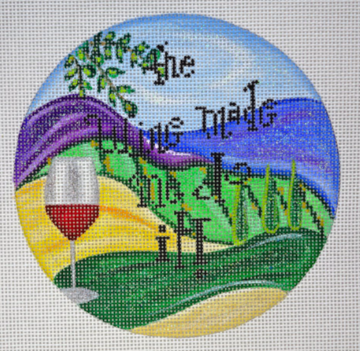 Funda Scully Wine Made Me Do It Canvas