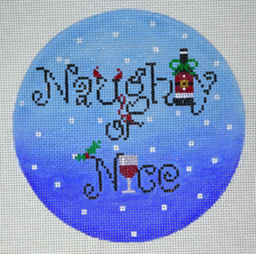 Funda Scully Naughty or Nice Wine Canvas