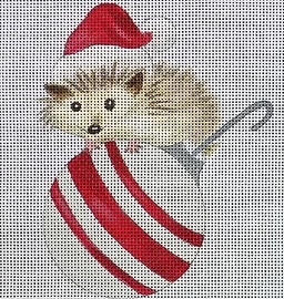 Hedgehog on ornament