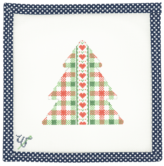 Gingham Tree 5" (with stitch guide)