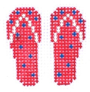 Mini - Red Flip Flops