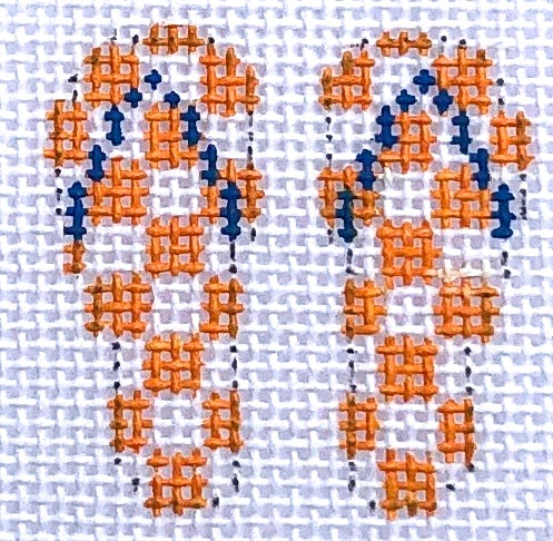 Mini - Orange Flip Flops