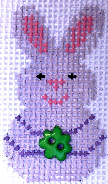 Mini - Lavender  Bunny Smiles