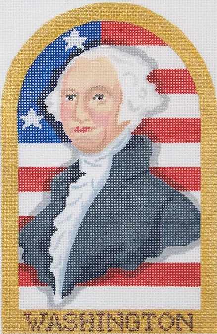 Holiday Series Mini – “George Washington’s Birthday” Portrait w/ Colonial Flag