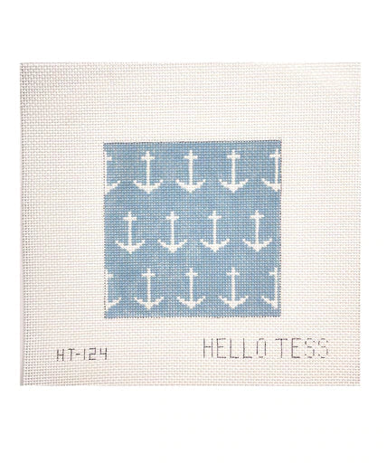 Blue & White Anchors