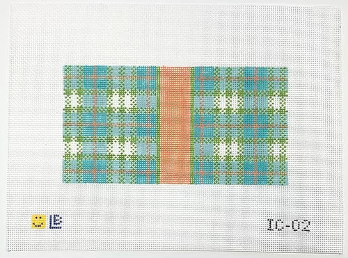 Turquoise Plaid, 6x3