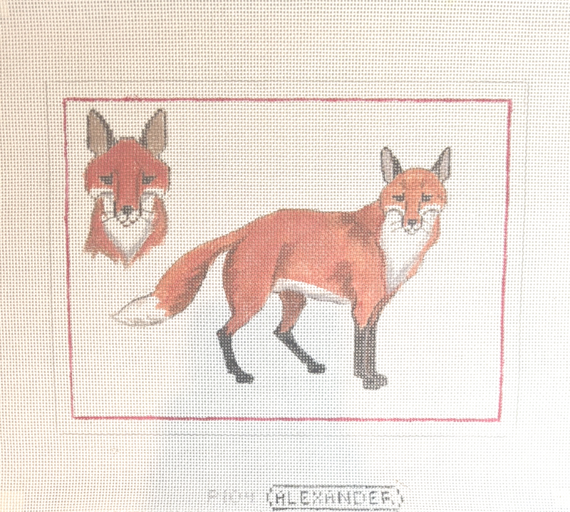 Standing Fox and Fox Head