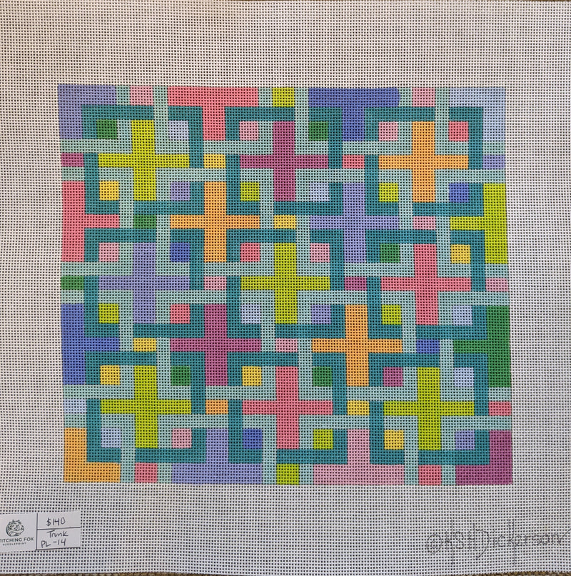 Interlocking Squares – Pucci-inspired Colors