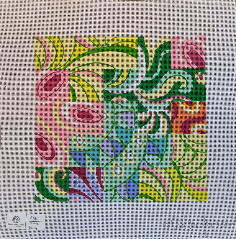 Pucci Inspired + Patchwork Medium Square