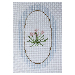 Lotus Needle Case hand-painted needlepoint stitching canvas, Needlepoint  Canvases & Threads