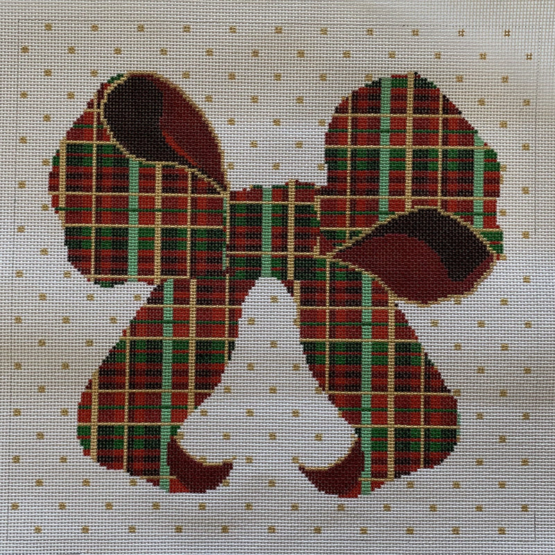 Bow - Christmas Plaid 12"