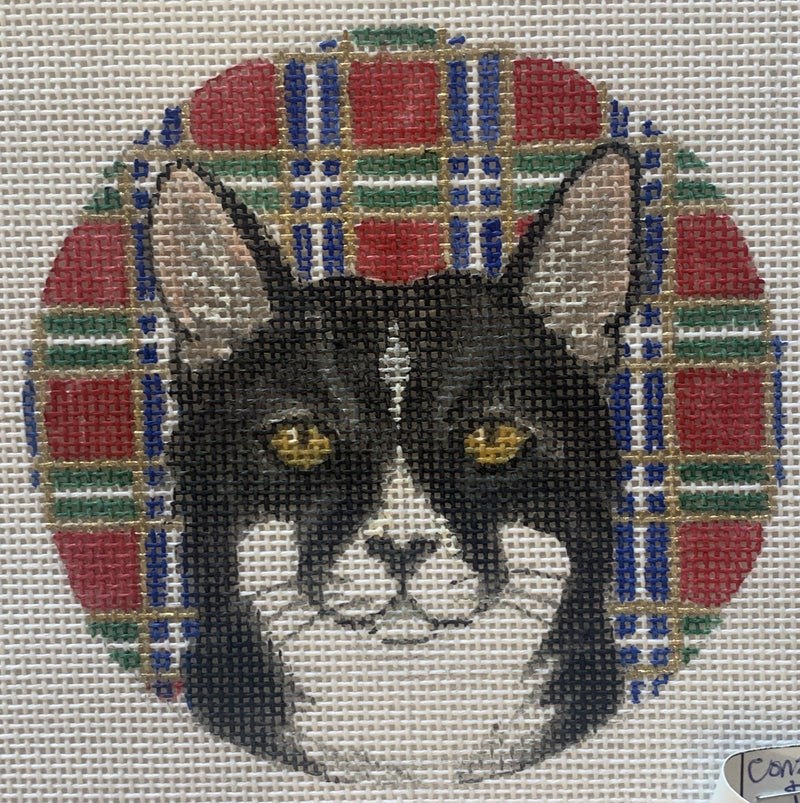 Plaid - Cat Ornament