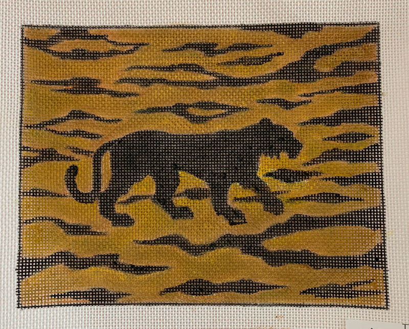 Tiger Silhouette w/ Stripes