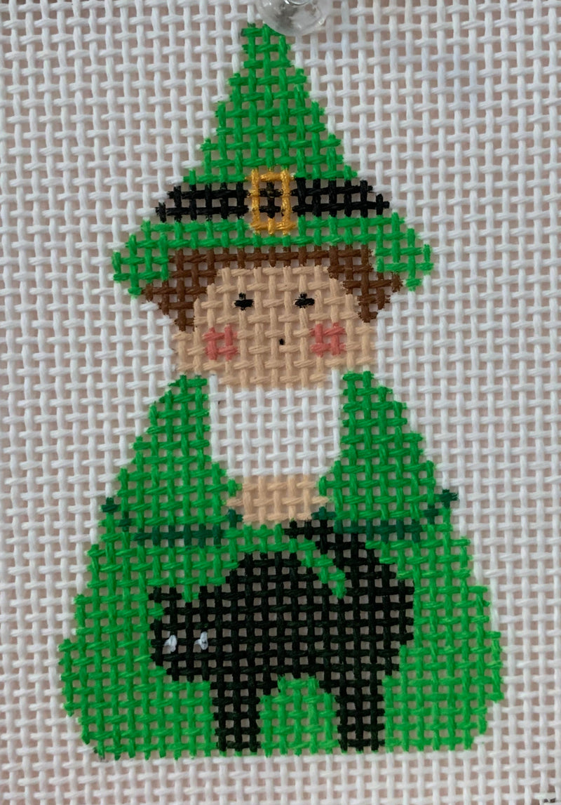 Black Cat Witch - Mini Angel Canvas