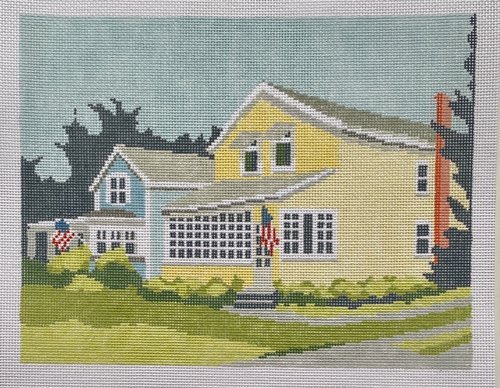 Yellow & Blue Houses (13 mesh)