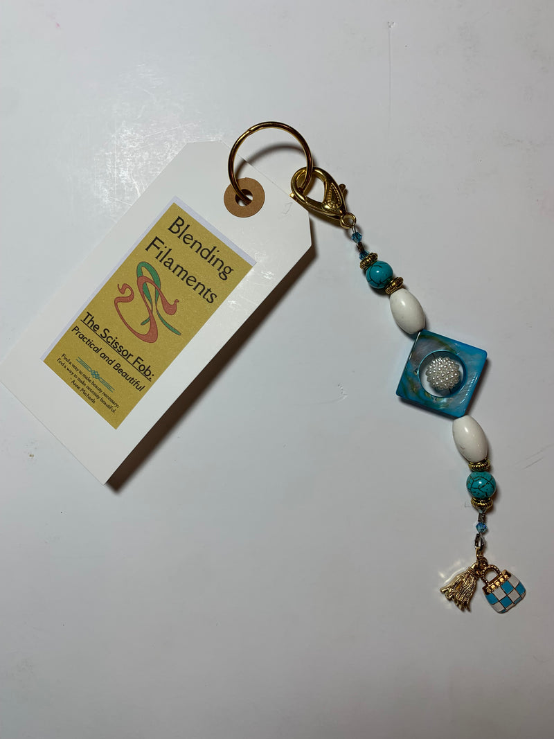 Beaded Scissor Fob