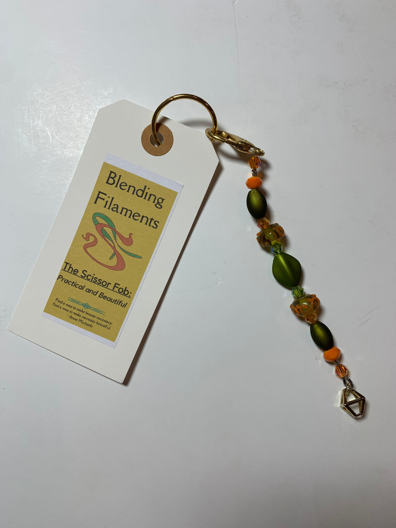 Beaded Scissor Fob