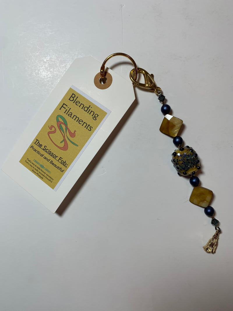 Beaded Scissor Fob