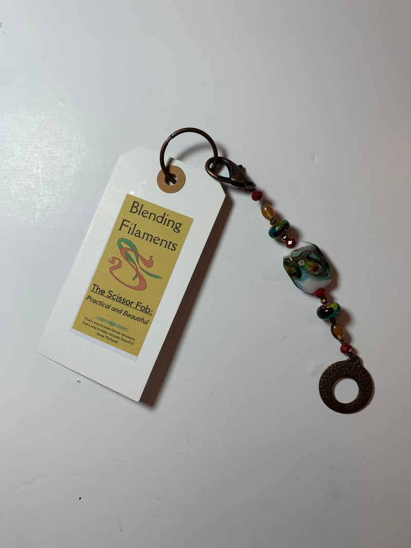 Beaded Scissor Fob